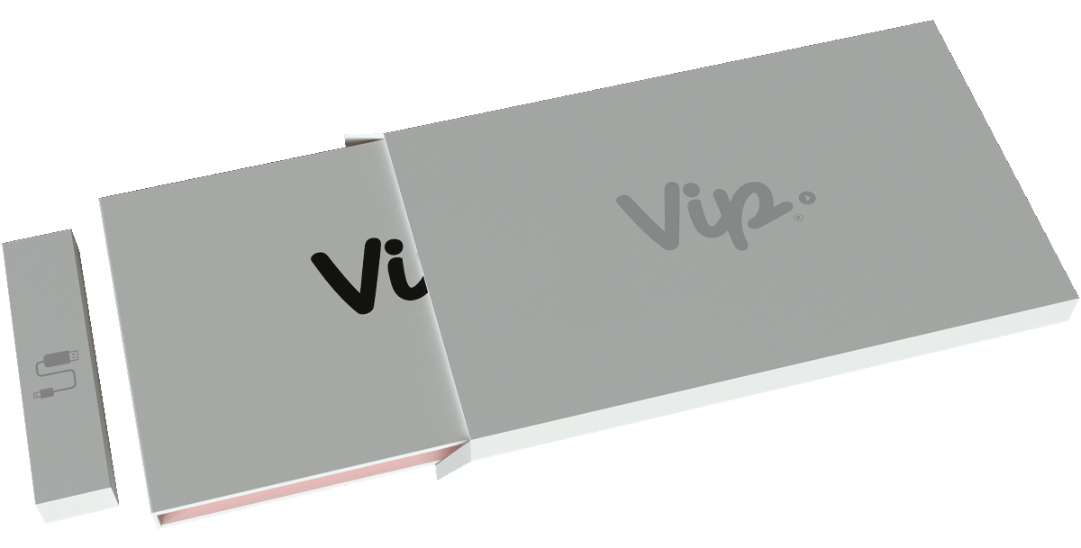 ViP Plus - 2-piece box, rigid sleeve, outer carton